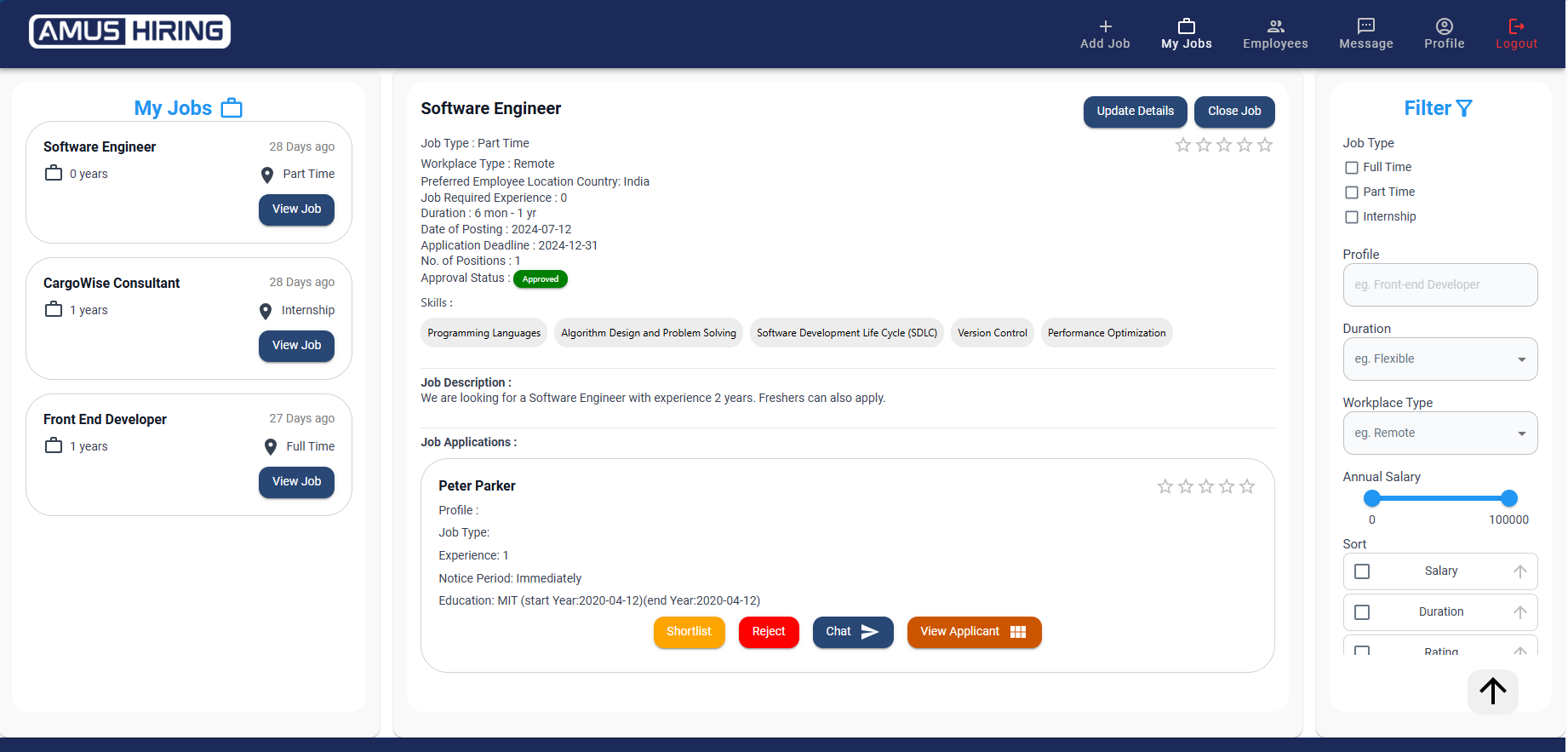 cPortal Dashboard