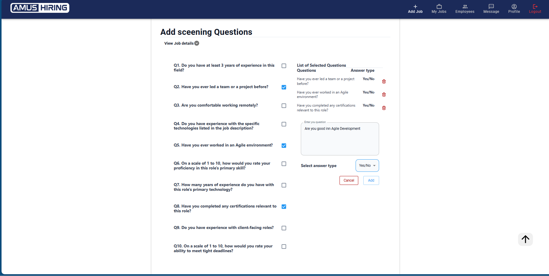 Automated calculation