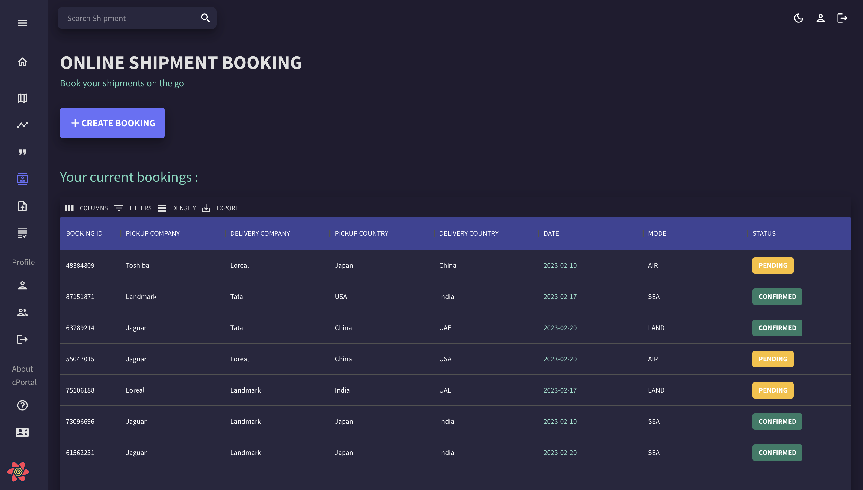 Shipment Tracking